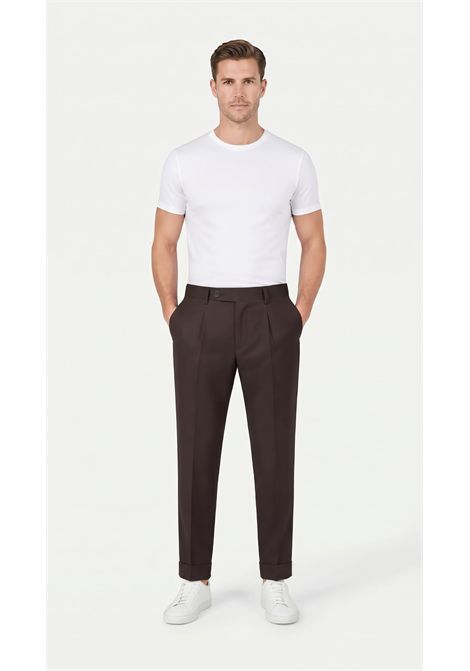 Pantalone Slim Fit con Pinces e Risvolto OUTFIT | OF127P003 PL00812000